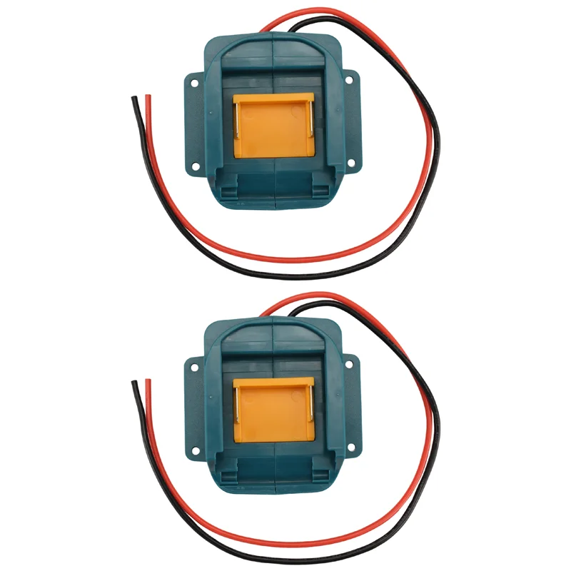 

ABWP-2Pcs Li- Battery DIY Power Tool Battery Converter Adapter For 18V Li- Battery With 14 Awg Wires
