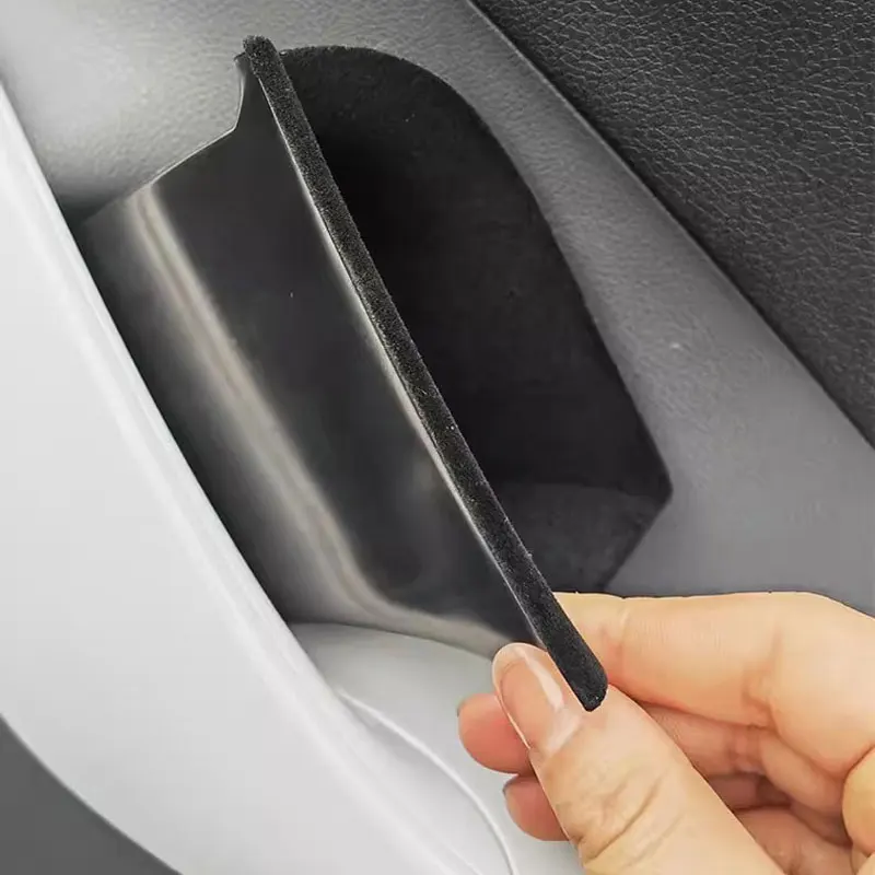 Car Inner Door Handle Flocked Mobile Phone Storage Box For Smart Elf 1 # 3# Car Accessories Decoration Modification