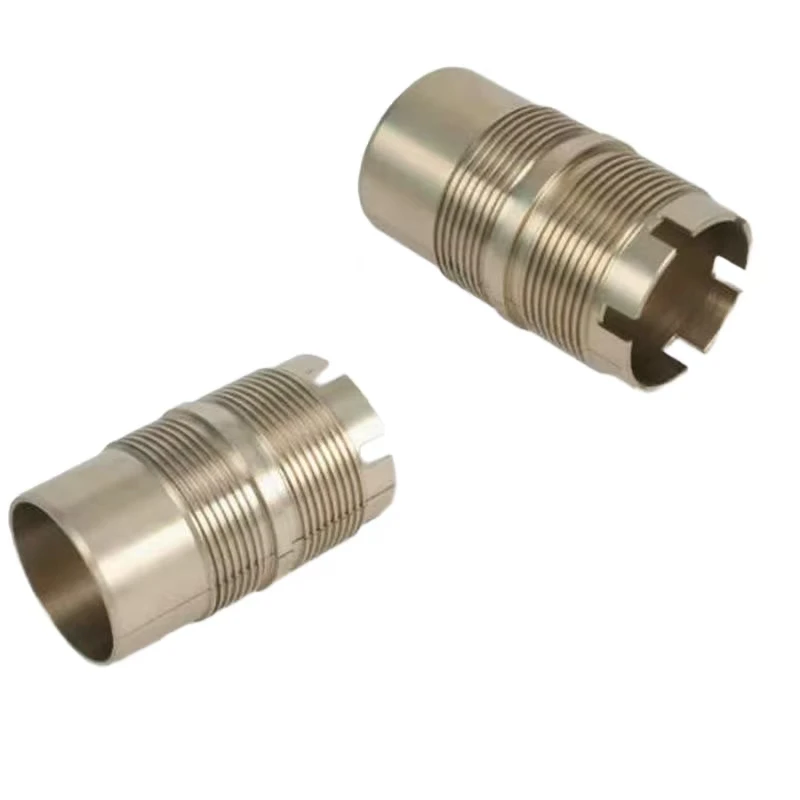 

China Manufacture Cnc Turning Milling Machining Brass Precision Turned External Threaded Pipe Fitting