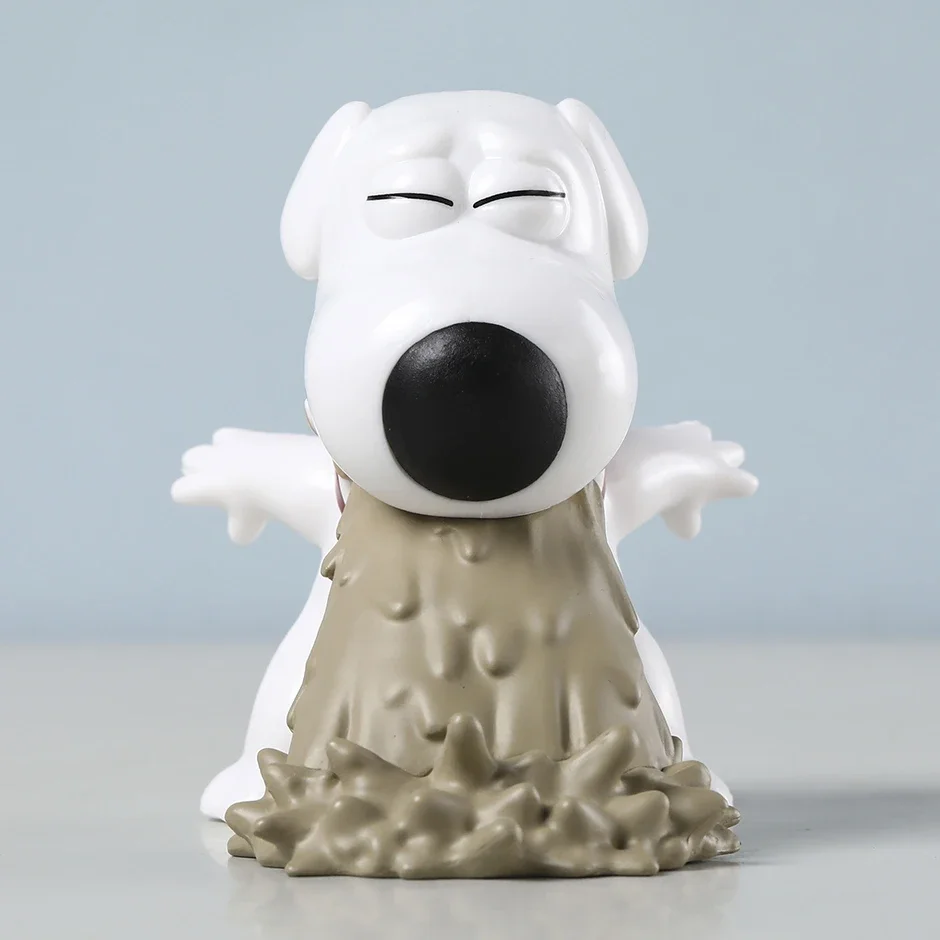 Family Guy Brian Dog PVC الشكل جمع لعبة مجسمة دمية Brinquedos