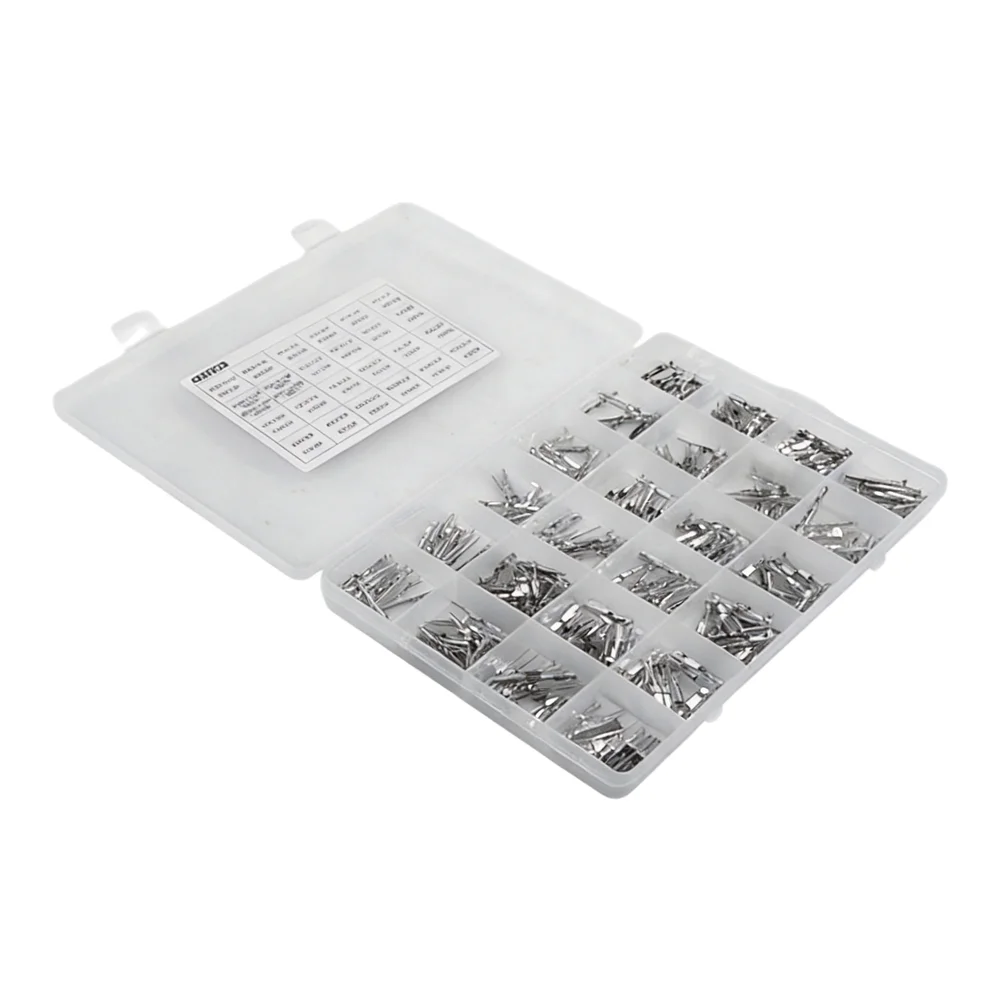 Reliable 260Pcs Car Electrical Connector Pins Kit Tinned Copper Pins for Various Applications in Automotive Wiring