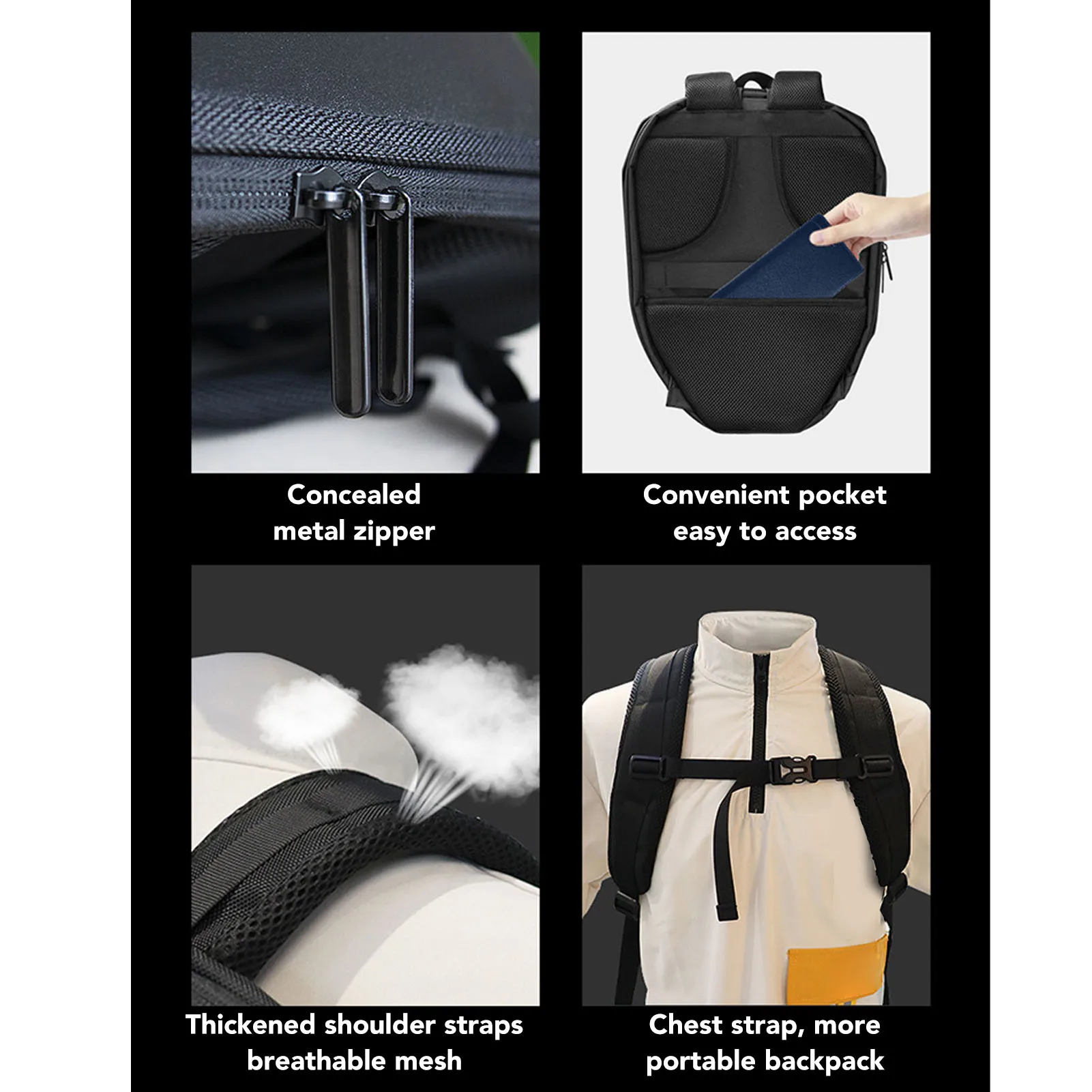 Motorcycle Backpack APP Control 3D Hard Shell Full Color Display LED Backpack Large Capacity Programmable Screen for Riding