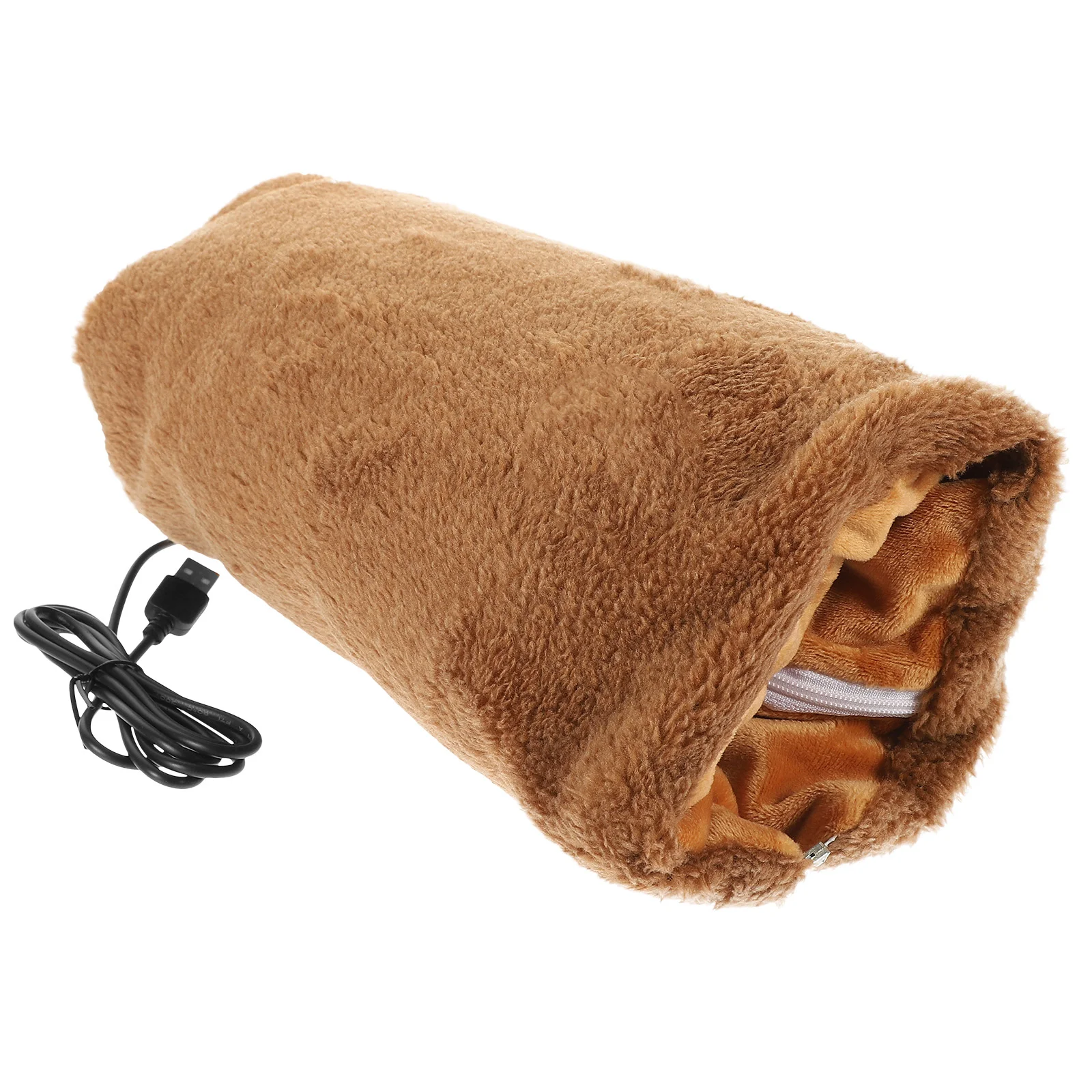 

USB Hand Warmer Heat Pad Winter Plush for Flannel Supply Man Heating Electric