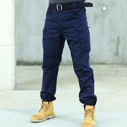 Military Tactical Pants Men Special Combat Trousers Multi-pocket Waterproof Wear-resistant Casual Training Overalls Men Pants
