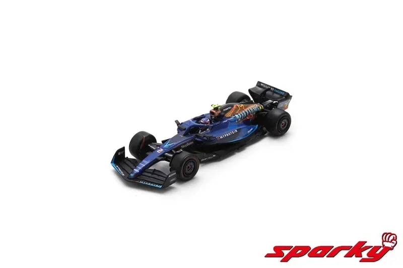 

Модель автомобиля, отлитый под давлением, Spark 1:64, williamss F1 FW45 No.2/No.23, Racinglas Vegas GP 2023