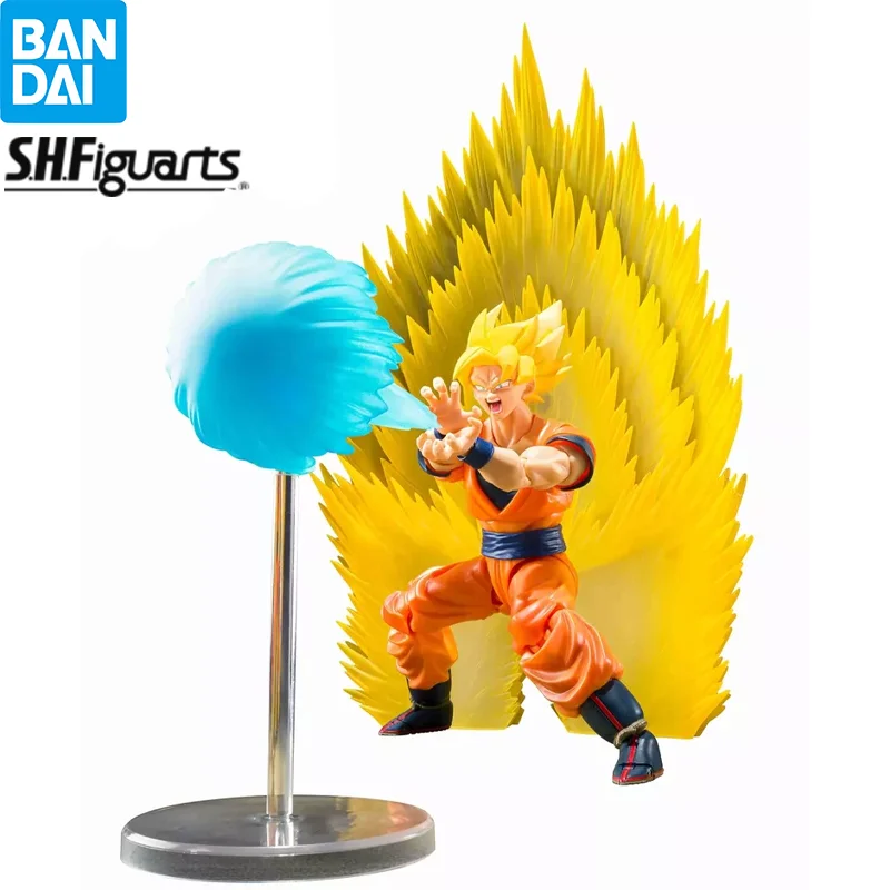 In Stock Bandai S.H.Figuarts Dragon Ball Z Super Saiyan Son Goku Effect Parts Set Teleportation Anime Figure Action Model Toys