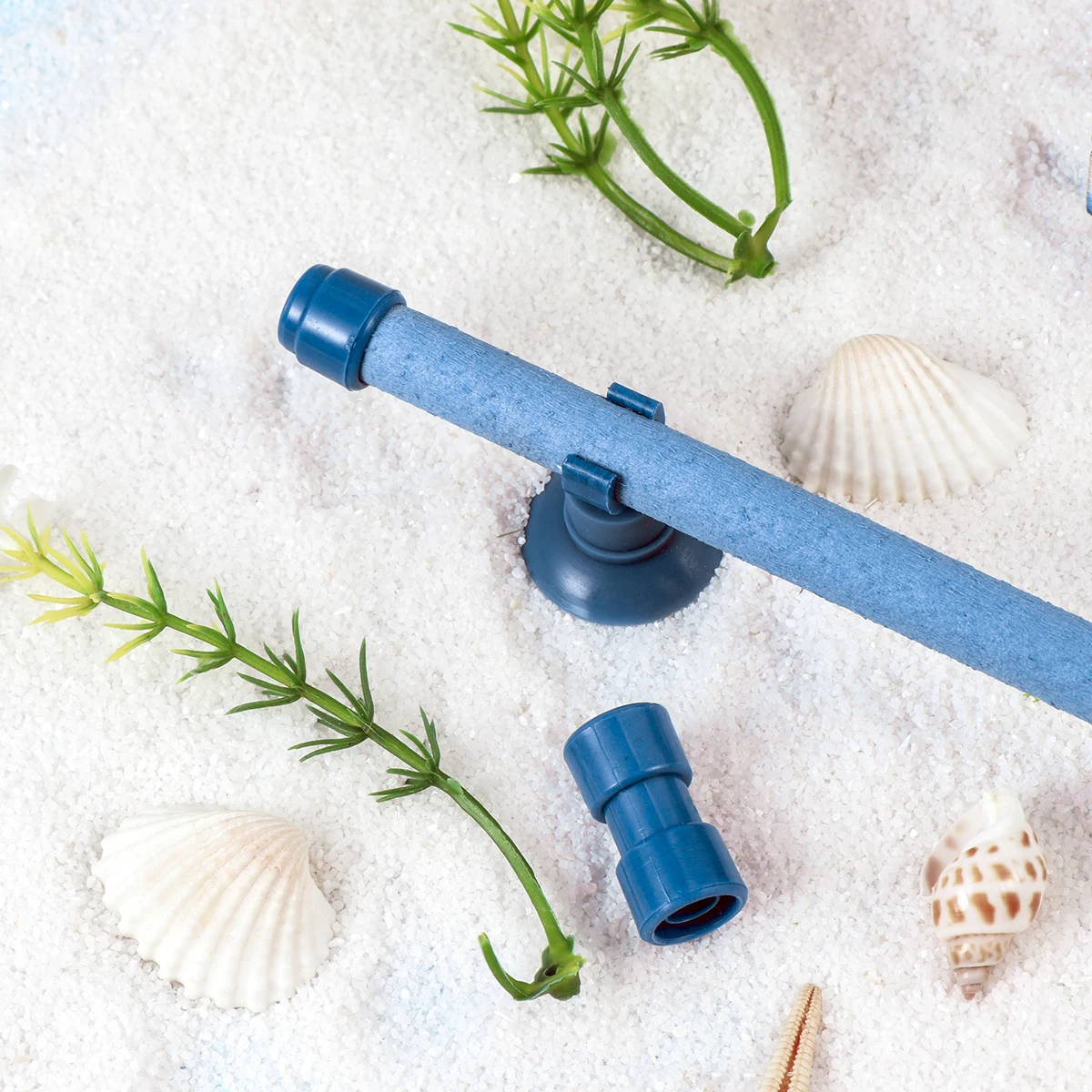 

Air Stone Tube 10 Inch Fish Tank Aquarium Bubbler Oxygen Pump 2 Suction Cups Adjustable Bubble Bar Pet Supplies
