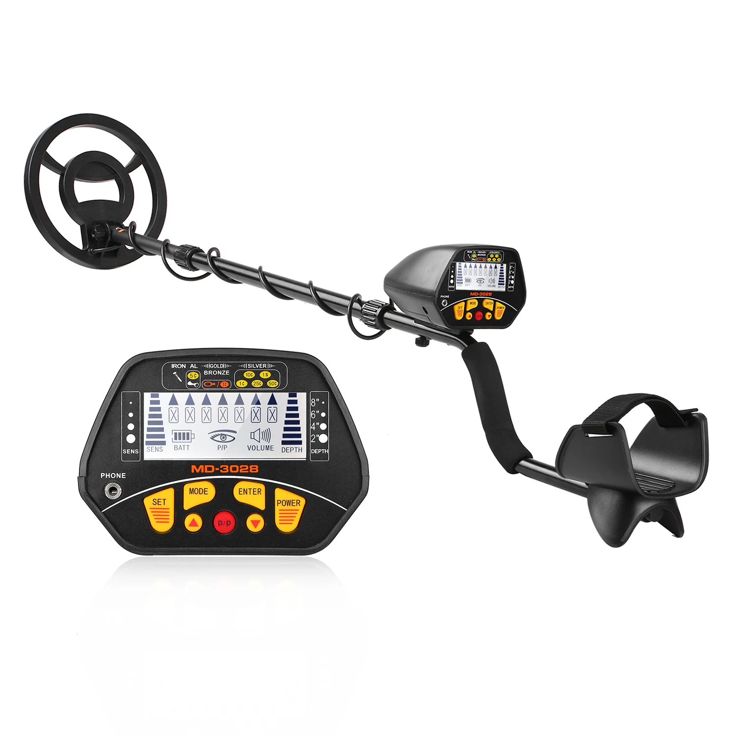 MD-3028 Underground Metal Detector High Sensitivity Professional Gold Finder for Treasure Hunting