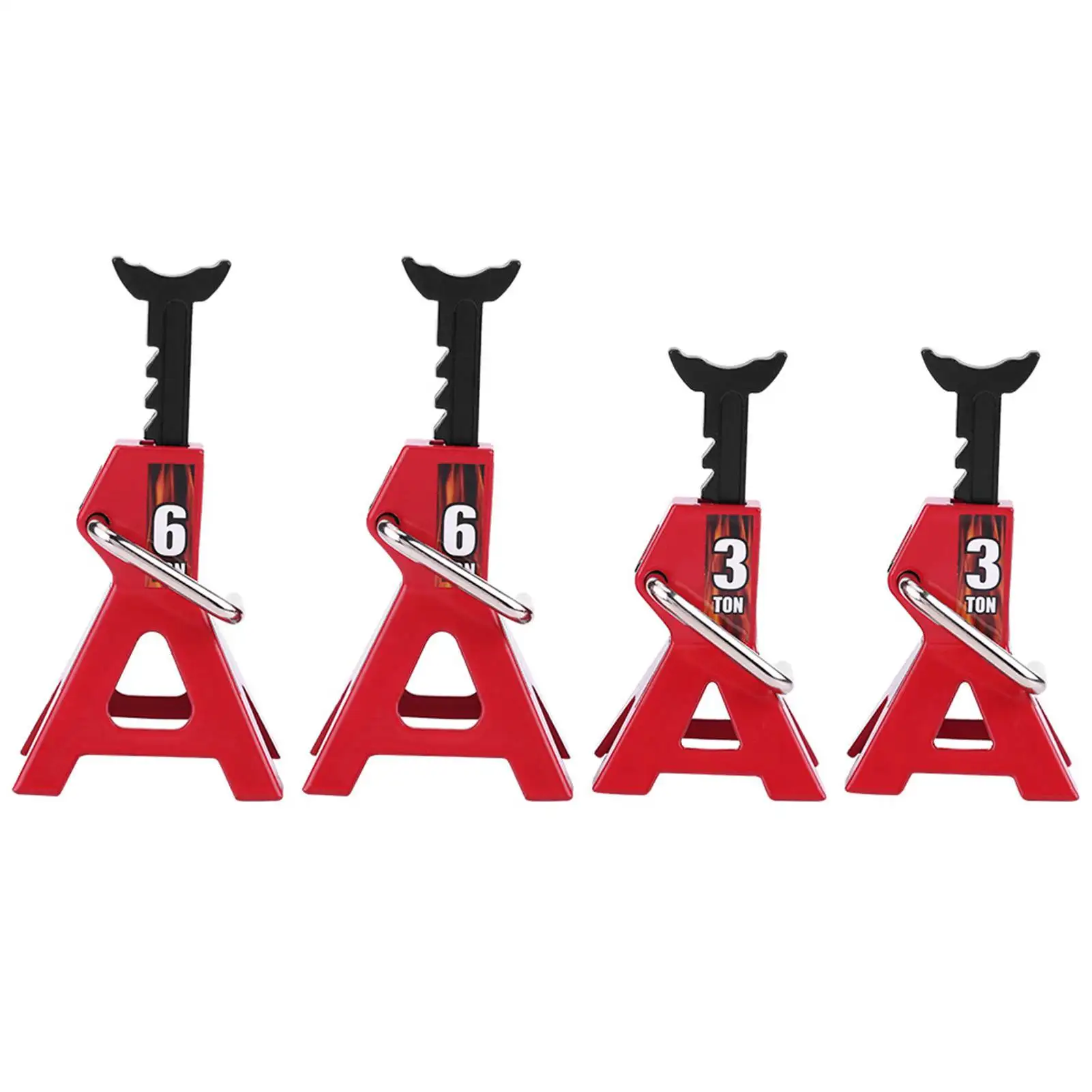 6 Ton Jack Stand for RC Car Metal 6 Ton 3 Ton Simulation Jack Stands  for D90 Axial Wraith SCX10 1/10 RC Crawler Car