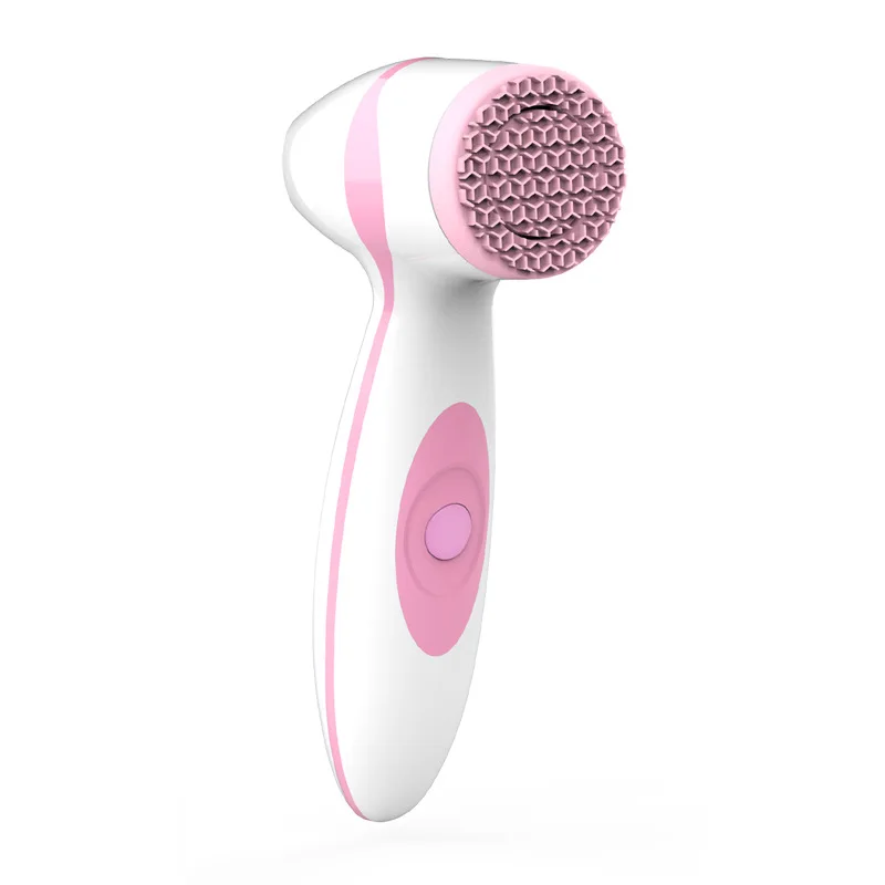 Facial SPA Facial Cleanser Electric Two-way Rotating Heart Motor Silicone Cleansing Brush Rechargeable Cleansing Massage Face Wa