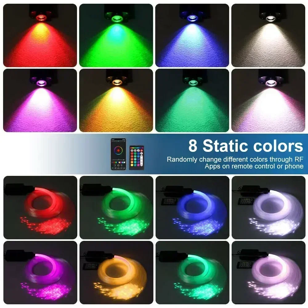 Car Starry Sky Light Auto Home Fiber Optic Lights Atmosphere Lamp Music RGB For Porsche For Cayenne For Panamera Macan 911 718