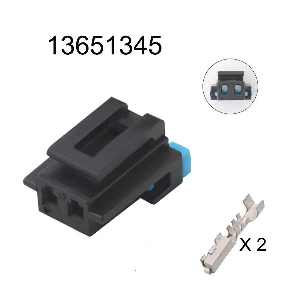 

100SET 13651345 auto wire Waterproof cable connector 2 pin automotive Plug famale male socket Includes terminal seal