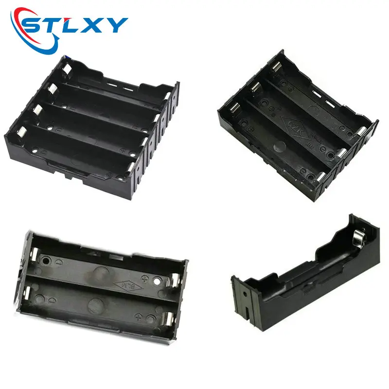 ABS 18650 Power Bank Cases 1X 2X 3X 4X 18650 Battery Holder Storage Box Case 1 2 3 4 Slot Batteries Container With Hard Pin