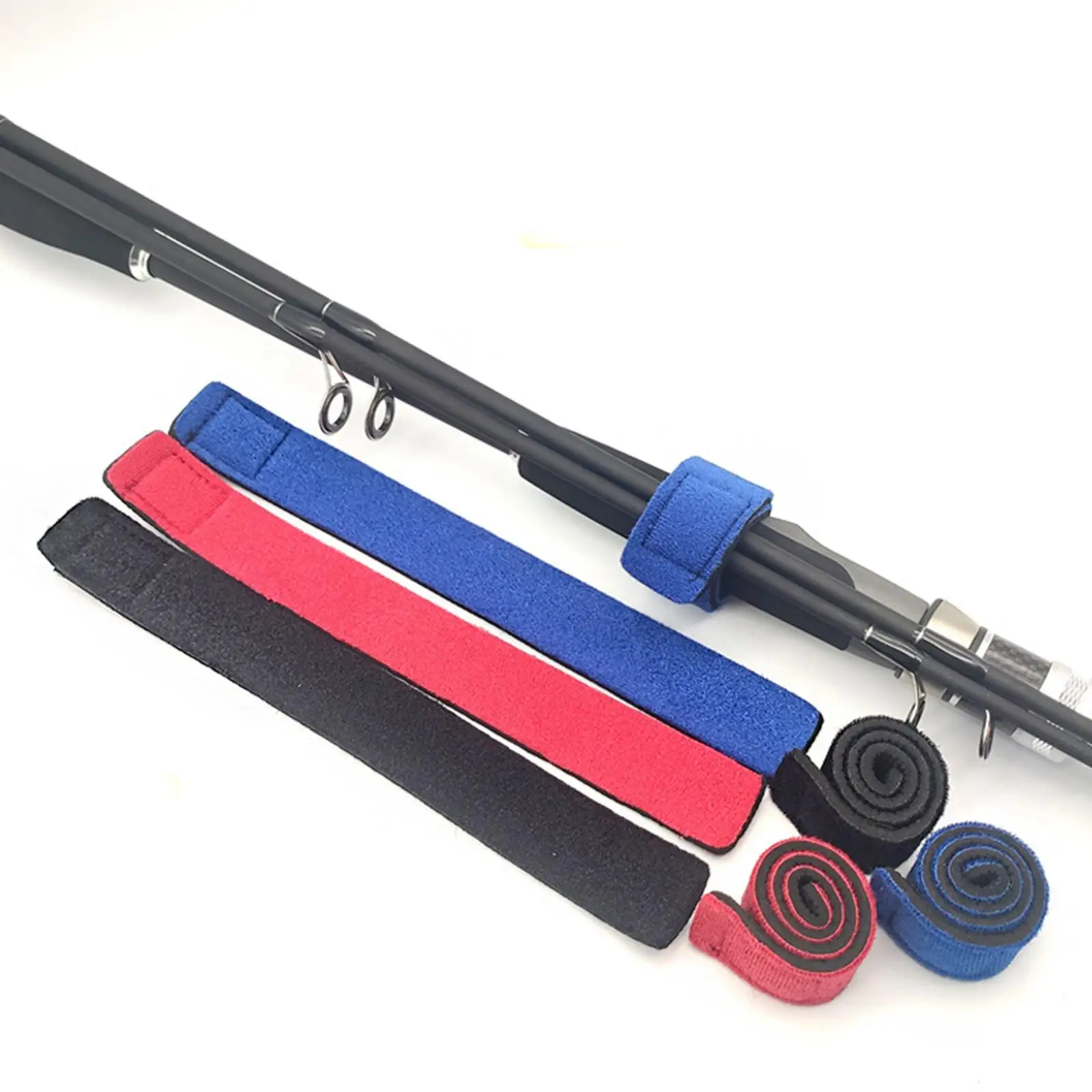 Fishing Rod Tie Fishing Pole Strap Holder Fixed Tie for Garage Boats Fly Rods