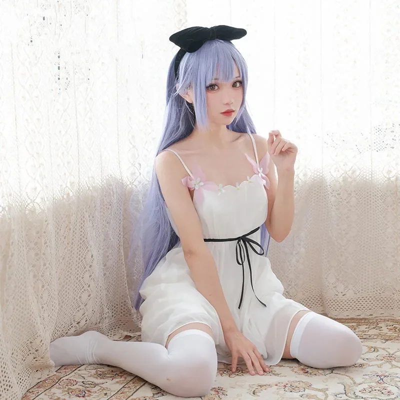 

AGCOS Azur Lane HMS Unicorn Cosplay Costume Woman Sexy Pajamas Dress Sleepwear