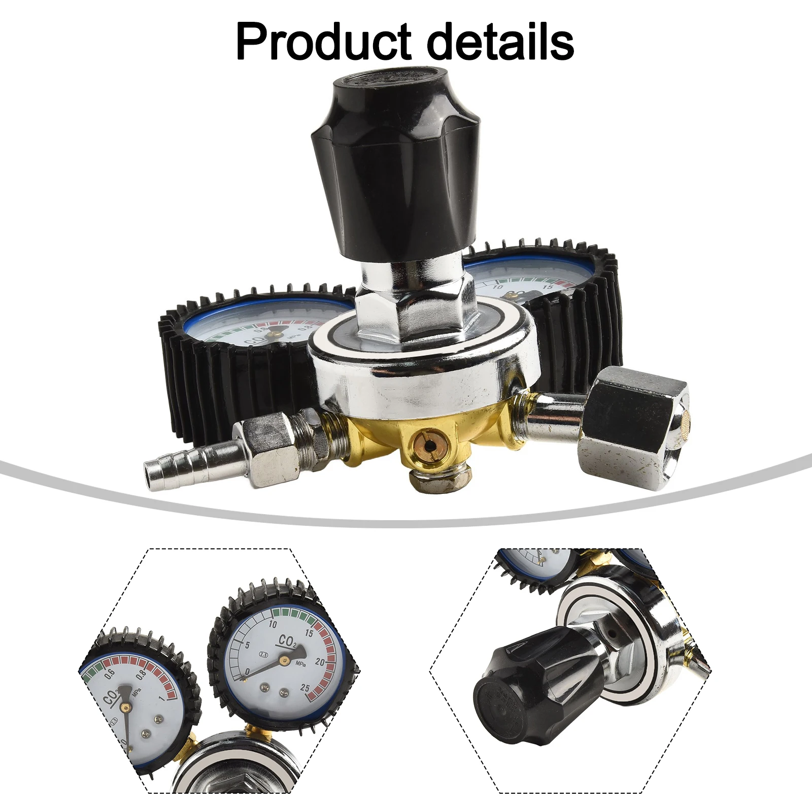 Flow Control Argon Regulator Workshop Use Input Pressure 15Mpa Nominal Flow Rate 15m h Safety Relief Design For Cutting