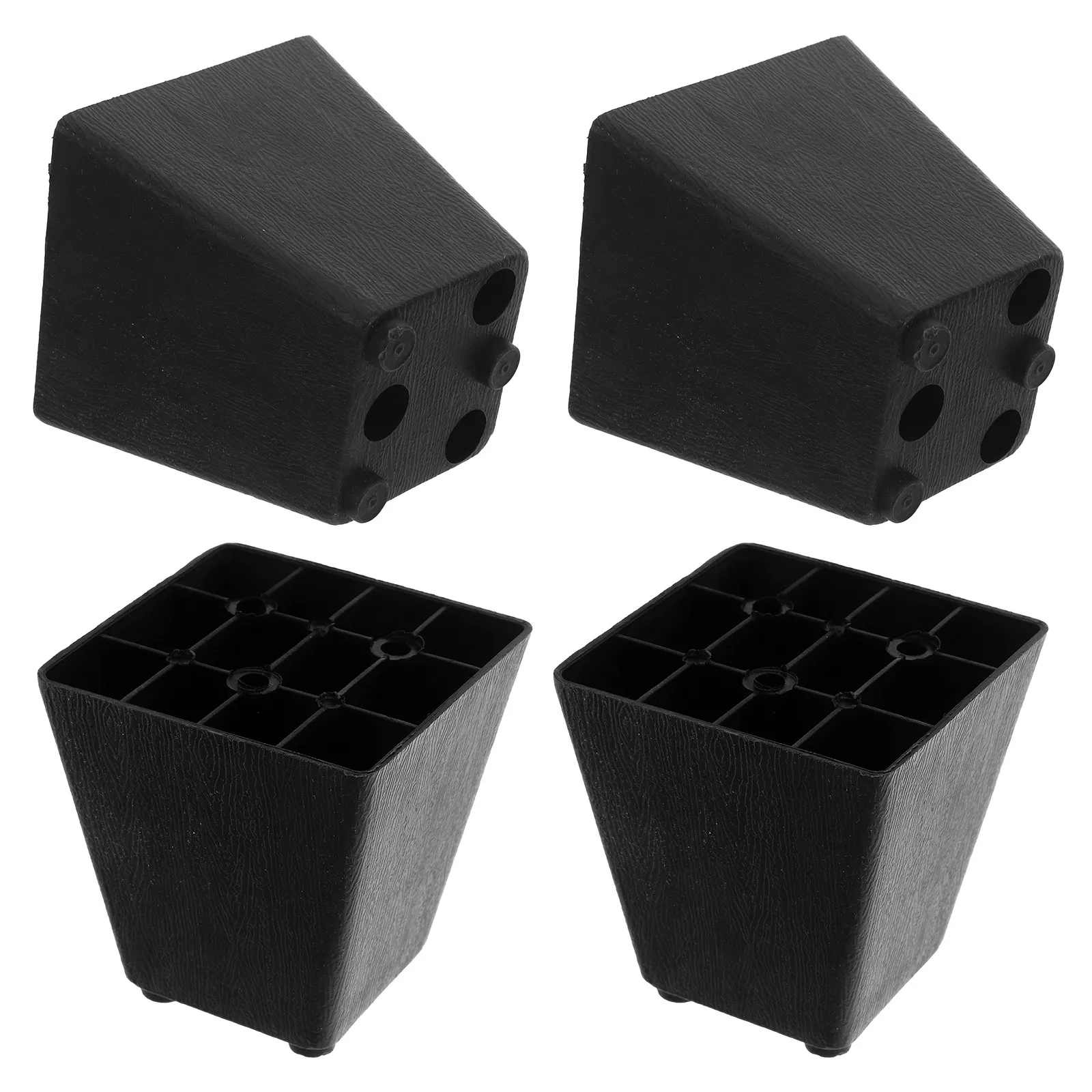 

4Pcs Plastic Sofa Legs 7.5cm Replacement Furniture Feet for Couch Bed Cabinet Heavy Duty Stable Floor Protector