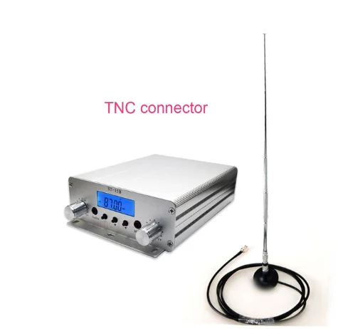 Radio Twin Fin Set 新品未使用 15W FM Broadcast Transmitter Stereo PLL FM Radio Station 87MHz