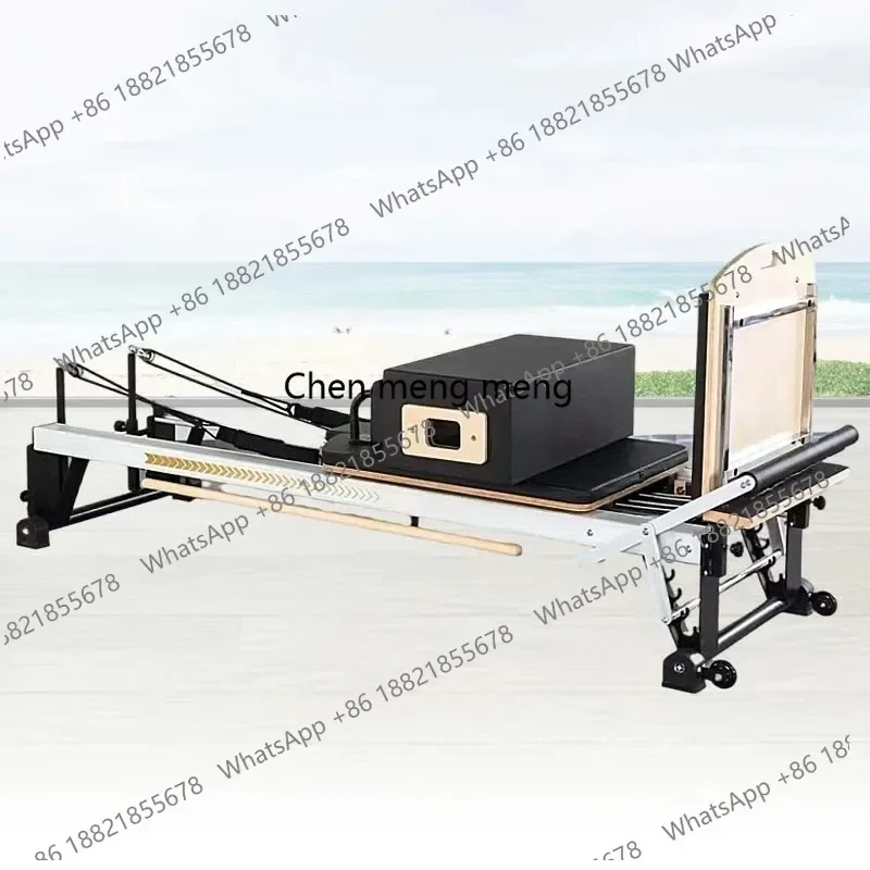 A49 Reformer Machine  bed Fitness Equipment Gym Exercisers Home Aluminum Alloy Sport Women Foldable  Women
