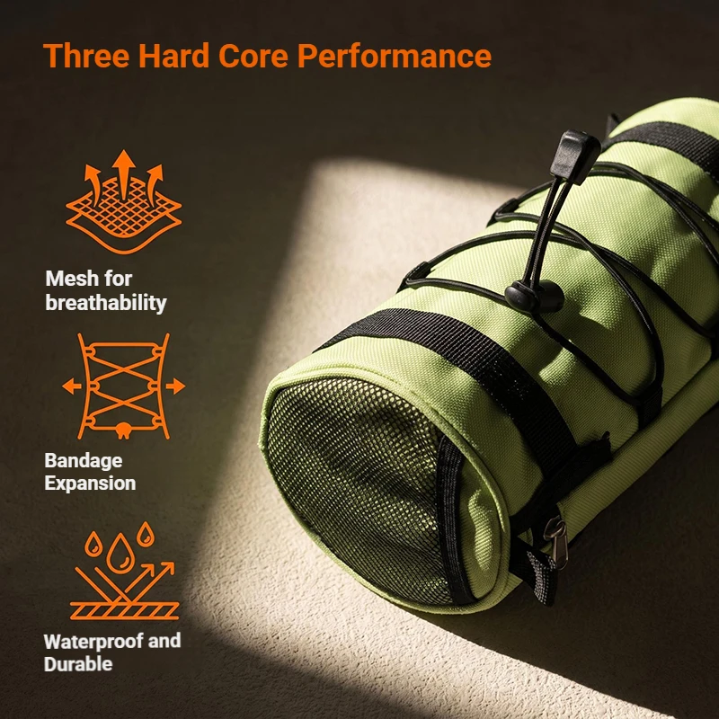 Bike Handlebar Bags 3L Water-Resistant Bicycle Front Storage Bag Multi-Point Storage Large Main Compartment Crossbody Bags