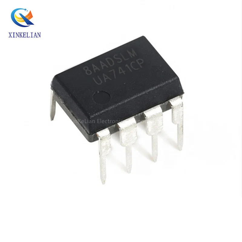 20PCS DIP IC 8pins UA741CN UA741CP UA741 OP Amp LM741 741 TI Original DIP-8