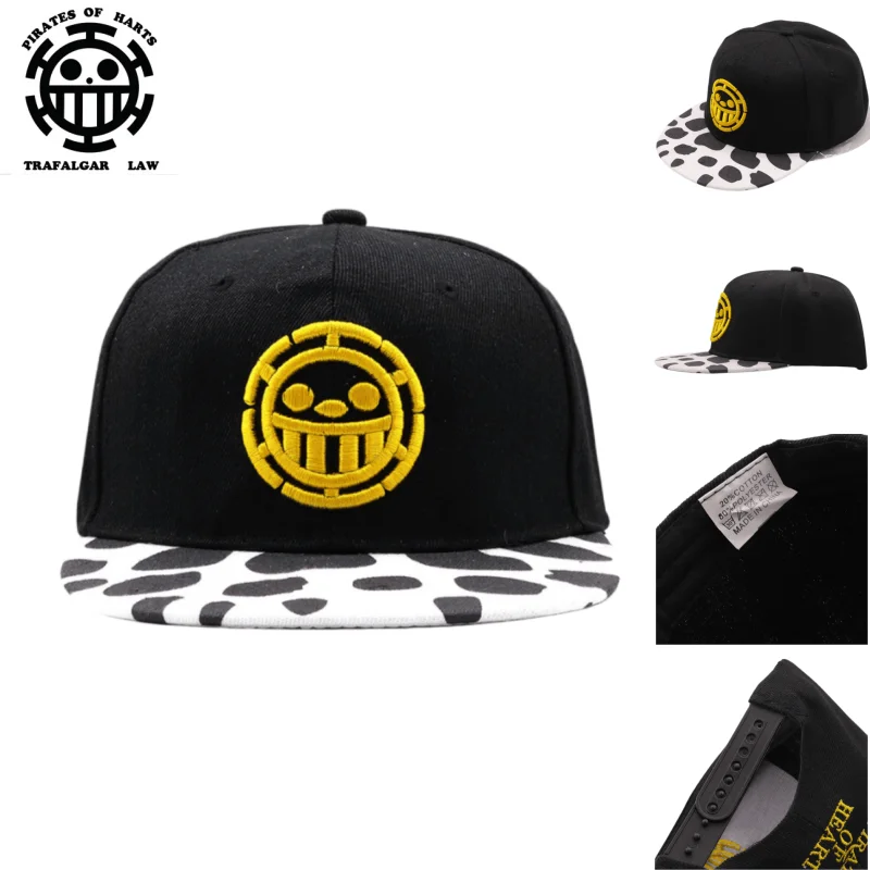 Gorra de Béisbol Ajustable con Visera, Diseño de Anime Trafalgar D. Water Law, Estilo Hip Hop, Unisex, Casual, Regalo