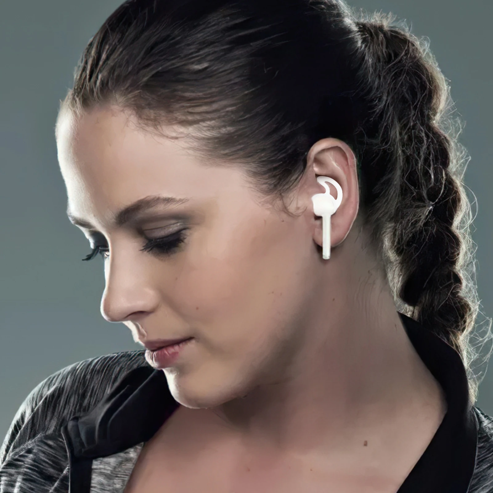 

6Pcs Soft Silicone Anti Slip Ear Tips for Earbuds Secure Fit with Comfort Grip for Workouts Calls Ear Hook Covers