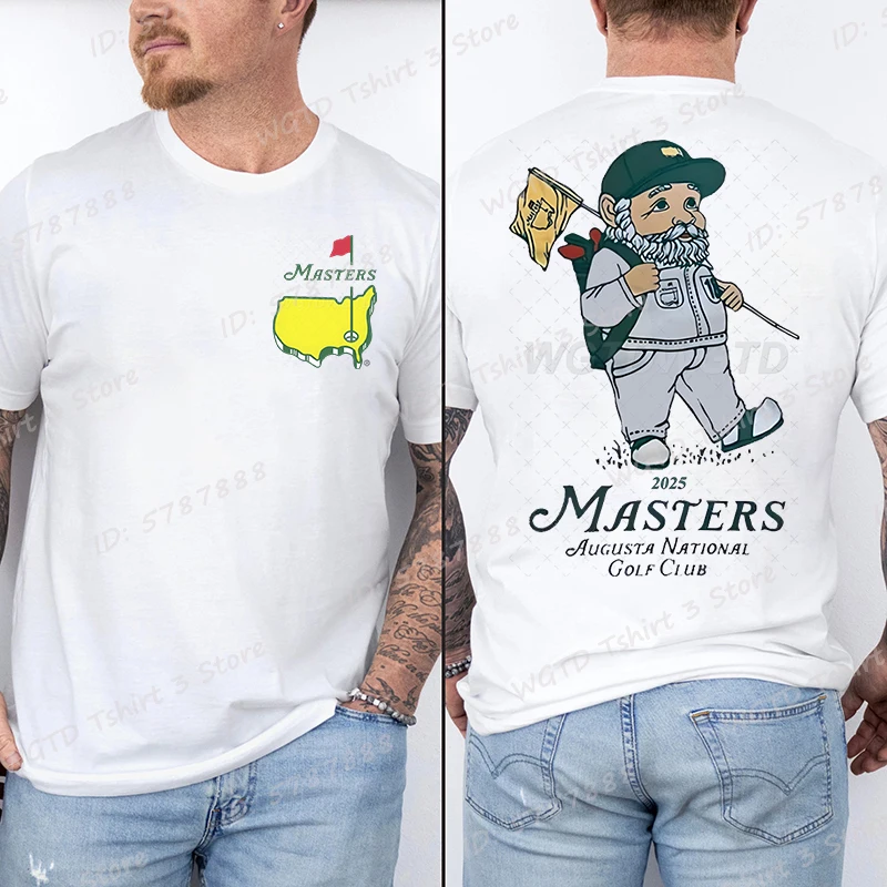 Augusta Masters Golf Tournament Print T-shirt Short Sleeve Crewneck Male T-Shirt Funny Casual Streetwear Tops Men's Clothing
