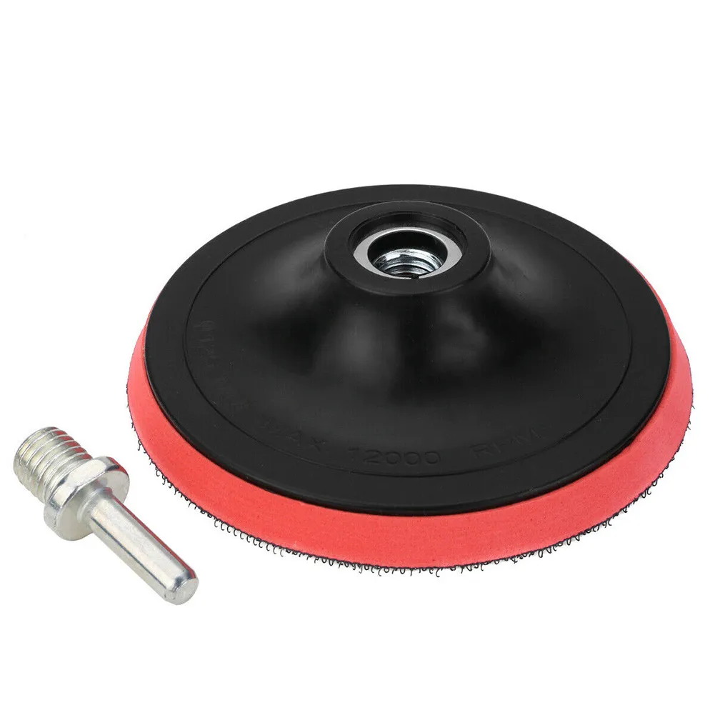 Angle Grinder Sanding Disc Hook And Ring Back Pad Max 12500 RPM Plastic/Rubber Remove Rust For Cordless Screwdrivers