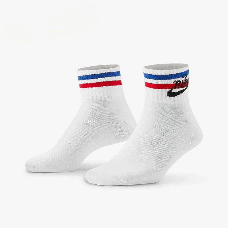 

Original Nike Sportswear Breathable Short Socks Couple 3 Pairs White Unisex S M L DA2612-100