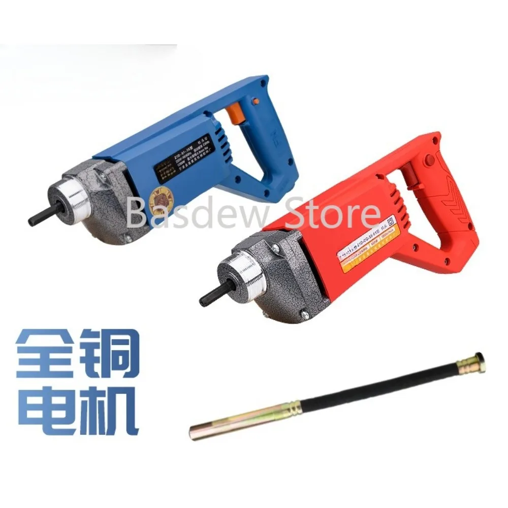 220V Single-Phase Concrete Vibrating Spear European and American Standard Portable Concrete Vibrator Cement Vibrator