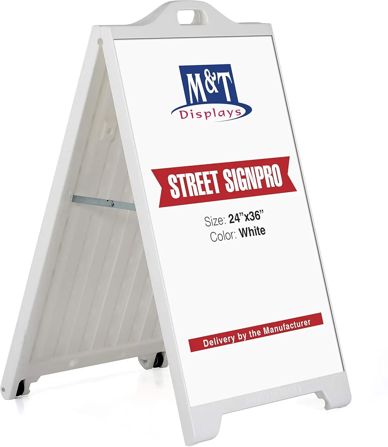 

Доска Street SignPro, белая 24x36 дюймов, устойчивая к атмосферным воздействиям доска для сэндвичей, A-образная рамка, держатель для вывески на тротуарде, складной портативный