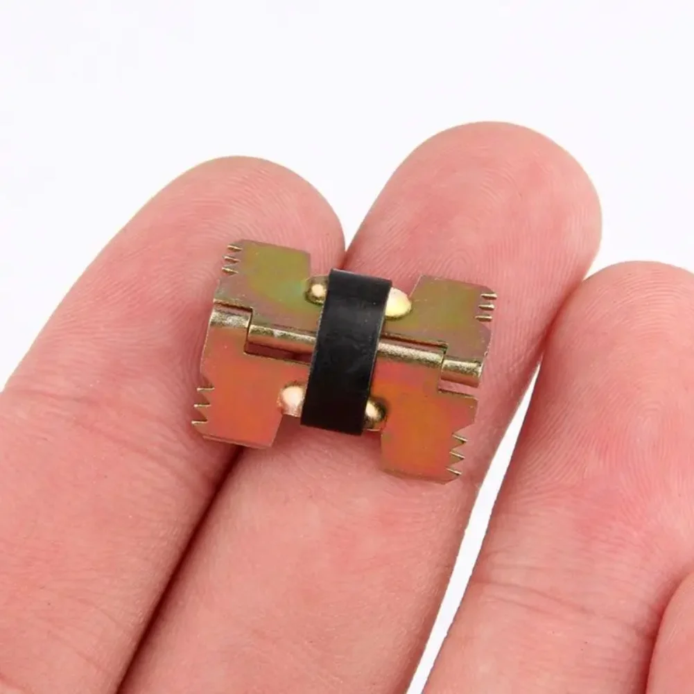 Spring Hinge Kit 10PCS for Adding Adjustable Folding Functionality to Jewelry Box Lids and Eyeglass Case Covers