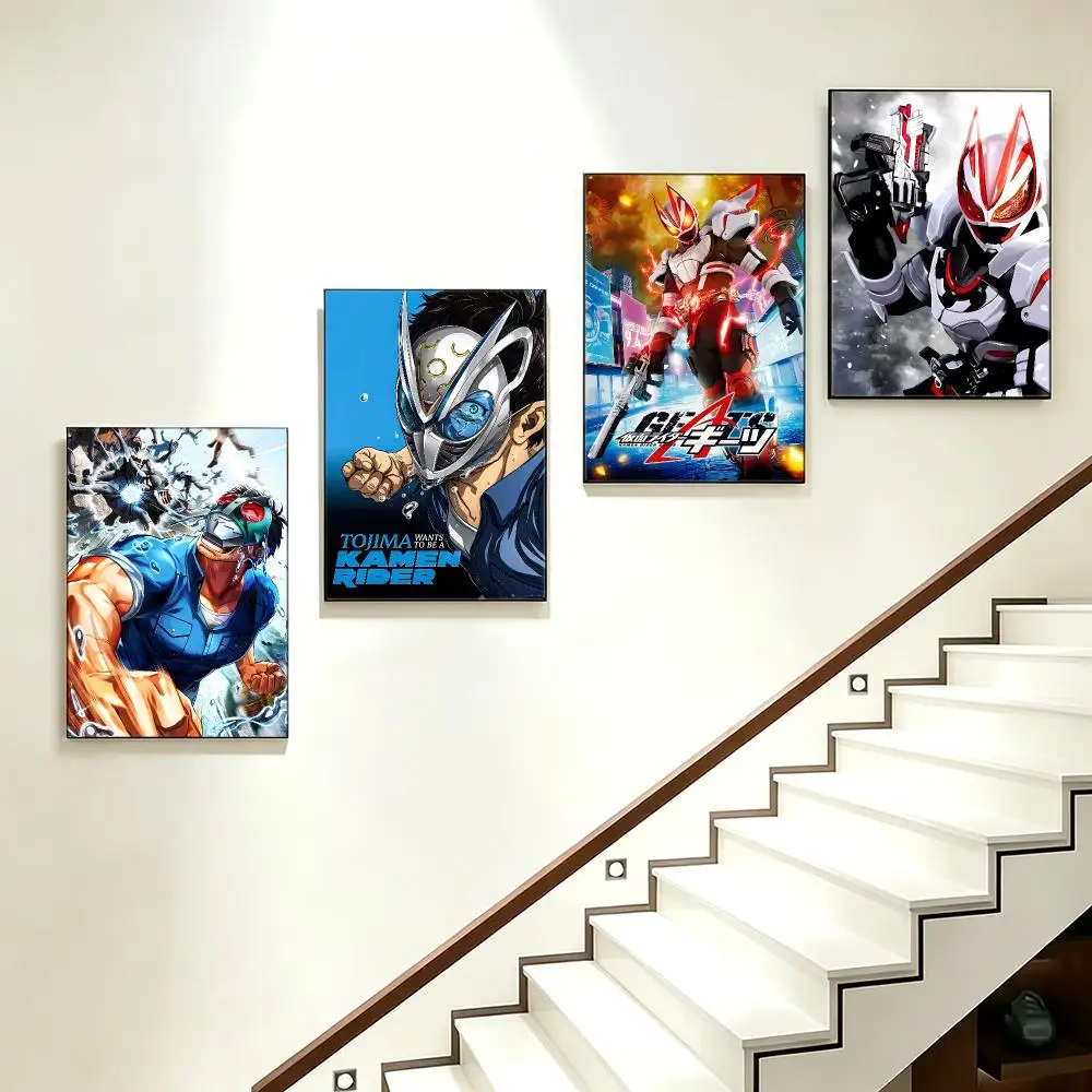 anime Kamen Rider Poster Poster HD  Printing Soothing and Cream Style Home Decor for the Living Room cafes Gift Giving