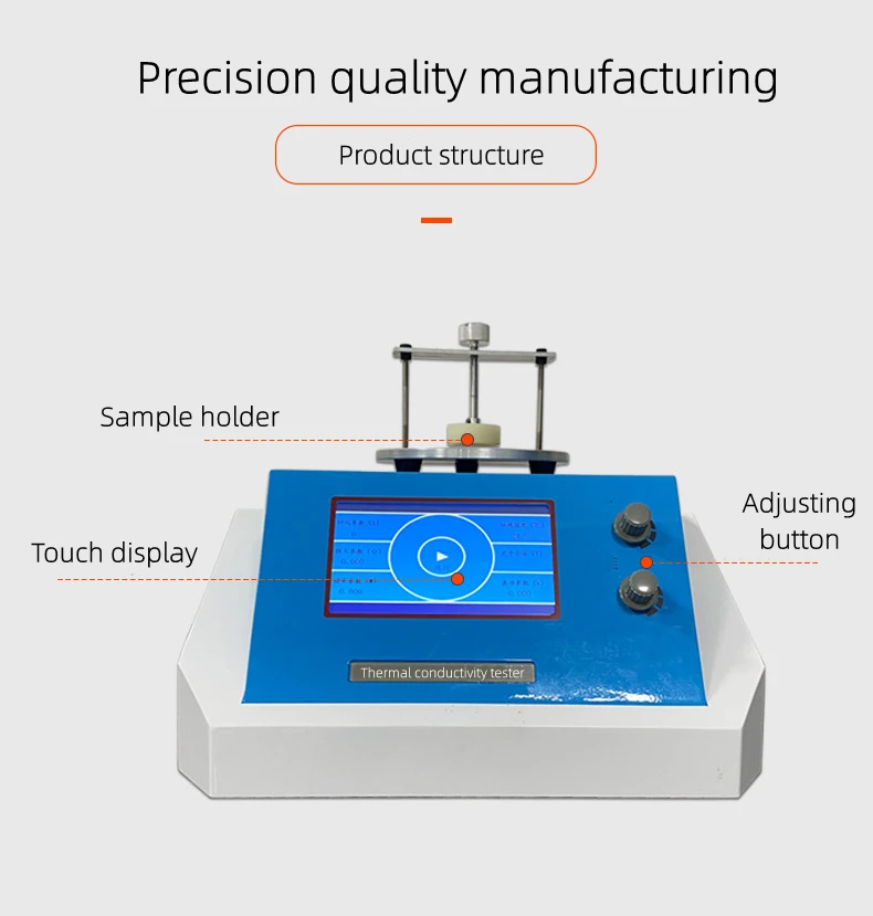 Thermal Conductivity Tester Refractory Plastic Foam Thermal Insulation Material Thermal Resistance Instrument