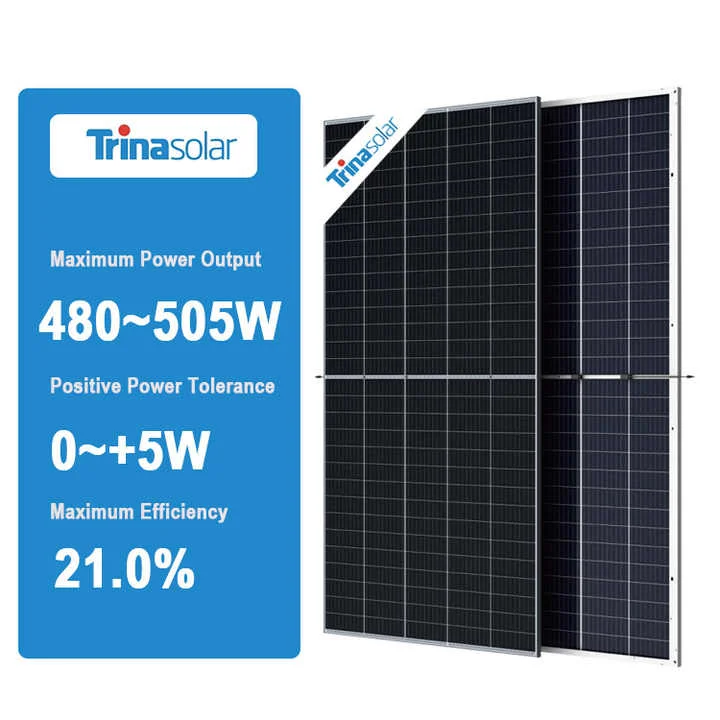 Trina TSM-DEG18MC.20(II) 480-505W Trina Solar Panel 480 485 490 495 500 505 Watt Trina Verter Bifacial Double Glass PV Module