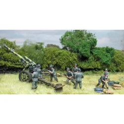 1/72 Scale Resin Figure Model Kit  Military  Artillery Group 7 People (Cannon Not Included) Unassembled and Unpainted