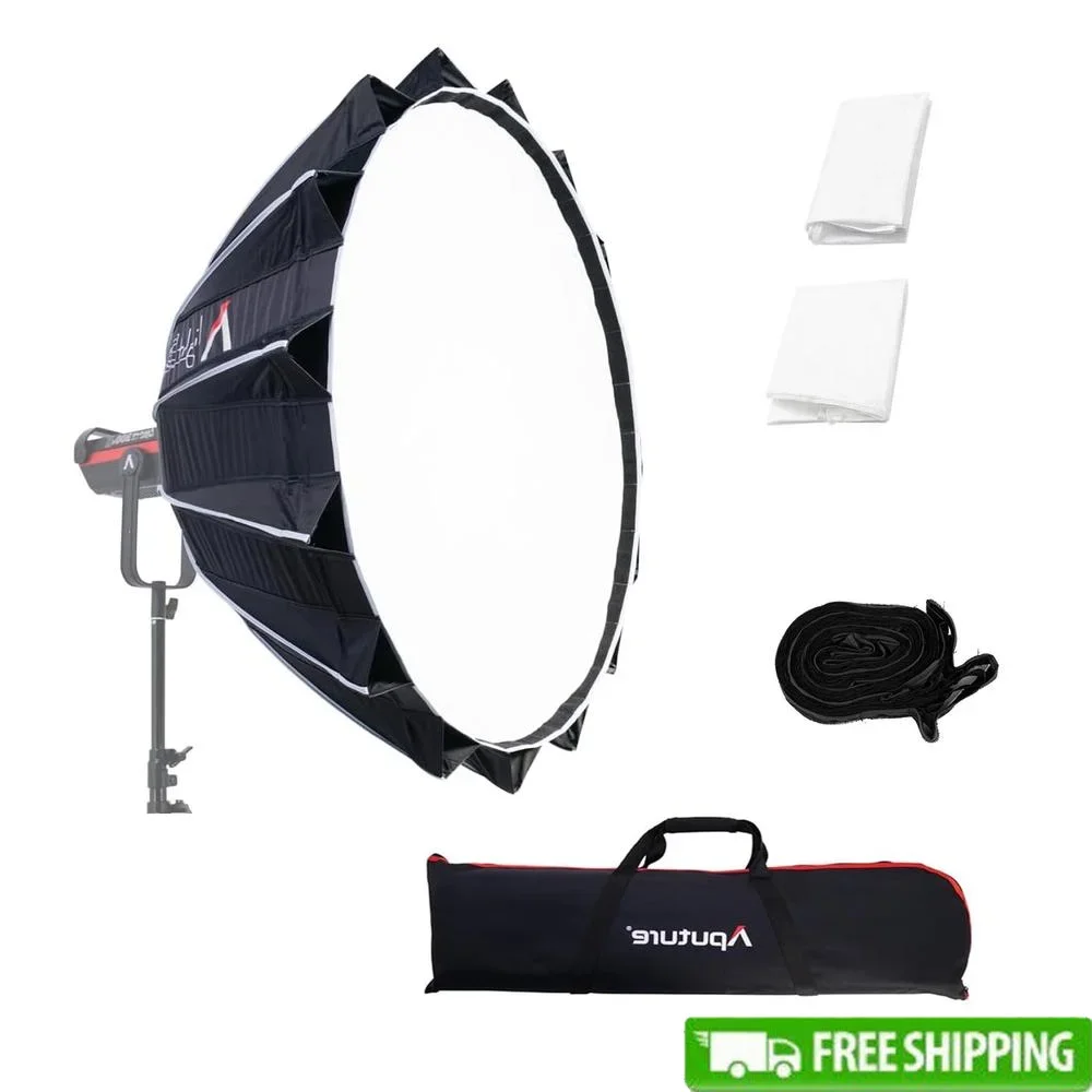 Light Dome III Bowens Mount Softbox with Diffuser Cloth Honeycomb Grid and Carry Bag Studio Lighting Reflector Portable and