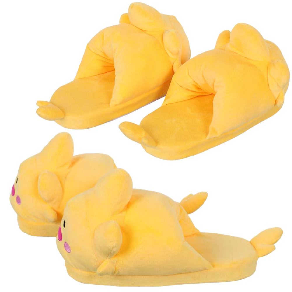  Hell Inn 2 لوسيفر كوسبلاي بطة صفراء عقال شباشب أحذية دافئة زي إكسسوارات ملابس هدايا حفلة كرنفال الهالوين