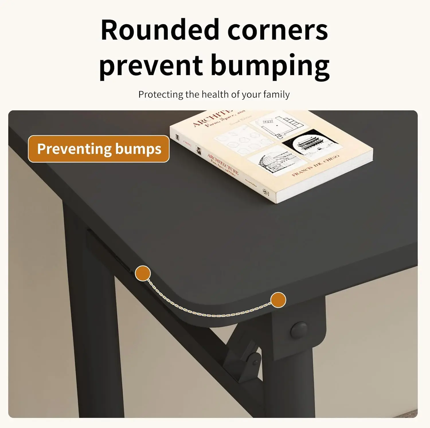 مكتب صغير بدون تجميع طاولة كتابة قابلة للطي، مكاتب كمبيوتر قوية وشديدة التحمل قابلة للطي للمساحة الصغيرة/المكتب المنزلي/المهجع