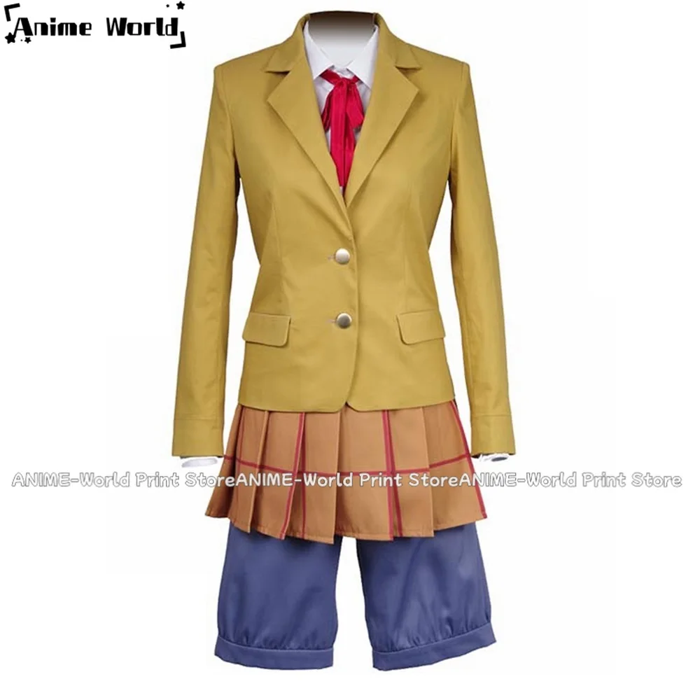 《Custom Size》Unisex Anime Cos Kurihara Chiyo Meiko Midorikawa Hana Cosplay Costumes Outfit Halloween Christmas Uniform Suits