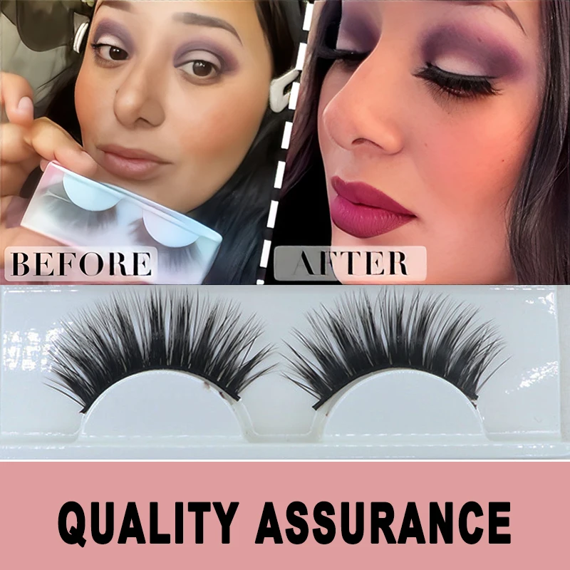 

Waterproof Sweatproof False Eyelashes Summer Essentials Thick Curly Long Lasting Non Smudge Swimming Fitness Outdoor Sports Fan
