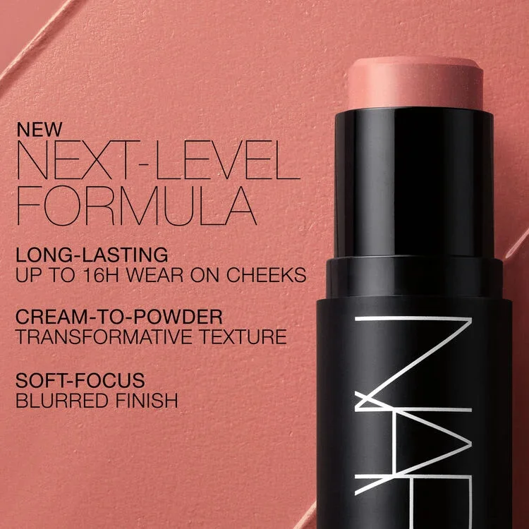NARS New Iconic Multi-purpose Stick Shades for Cheeks Lips and Eyes Cream Blush Delicate and Skin Friendly Easy To Blend and Dye