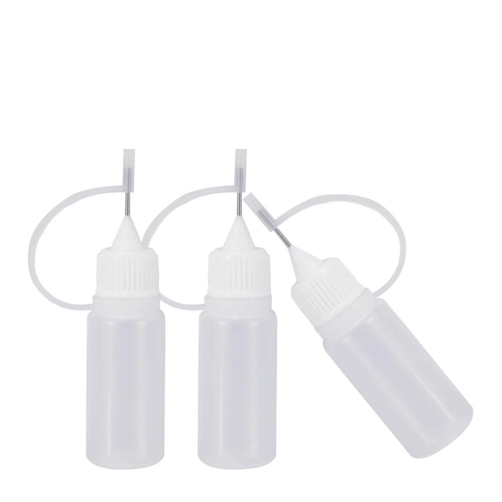 Wholesale Needle Tip Glue Applicator Bottle for Paper Quilling DIY balsam bottle Art Bottle  balsam Squeeze drop bottle bottle