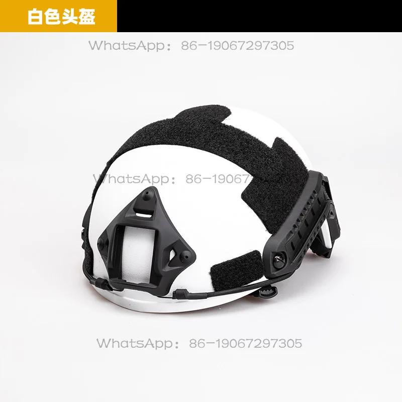 

Tactical Multifunctional Lightweight Adjustable Helmet, Tactical Emergency Rescue White Safety Helmet