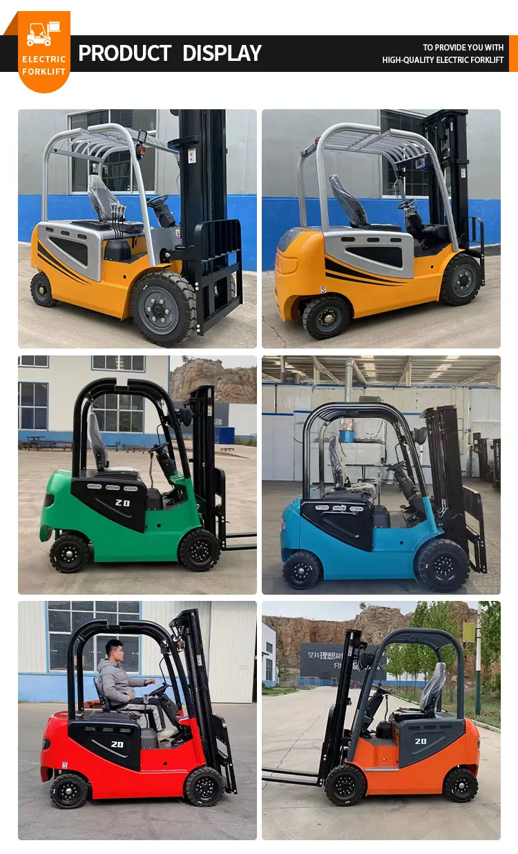 2-Tonnen-Batterie-Gabelstapler 72V 100AH 5,5kW Doppelmotor 12km/h Volllastgeschwindigkeit – Detail 8
