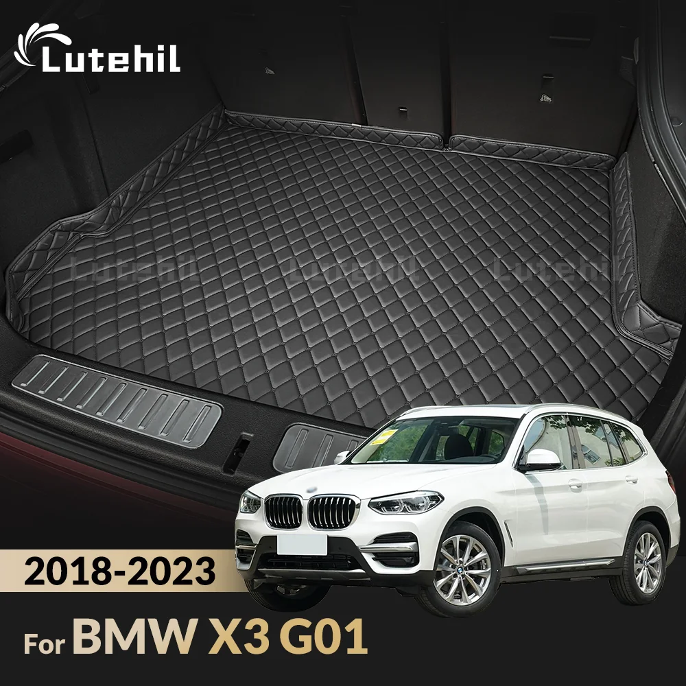 Für BMW X3 G01 2018 2019 2020 2021 2022 2023 Lutehil 3D Auto Stamm Matte Custom Auto Zubehör Auto Innen dekoration