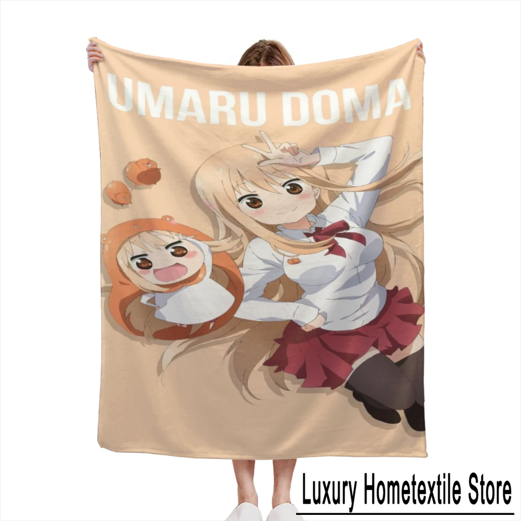 Kawaii Girl Anime Himouto! Umaru-chan Thin Blanket Fluffy Soft Bedroom Decor Sofa Blankets Comforter Home and Decoration Summer