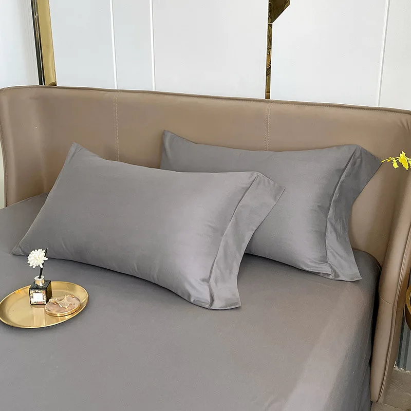 

Cotton Pillowcase Single Cotton Single Pillowcase Solid Color Pillowcase 48X74cm Household Bedding, Free Shipping, 2pc