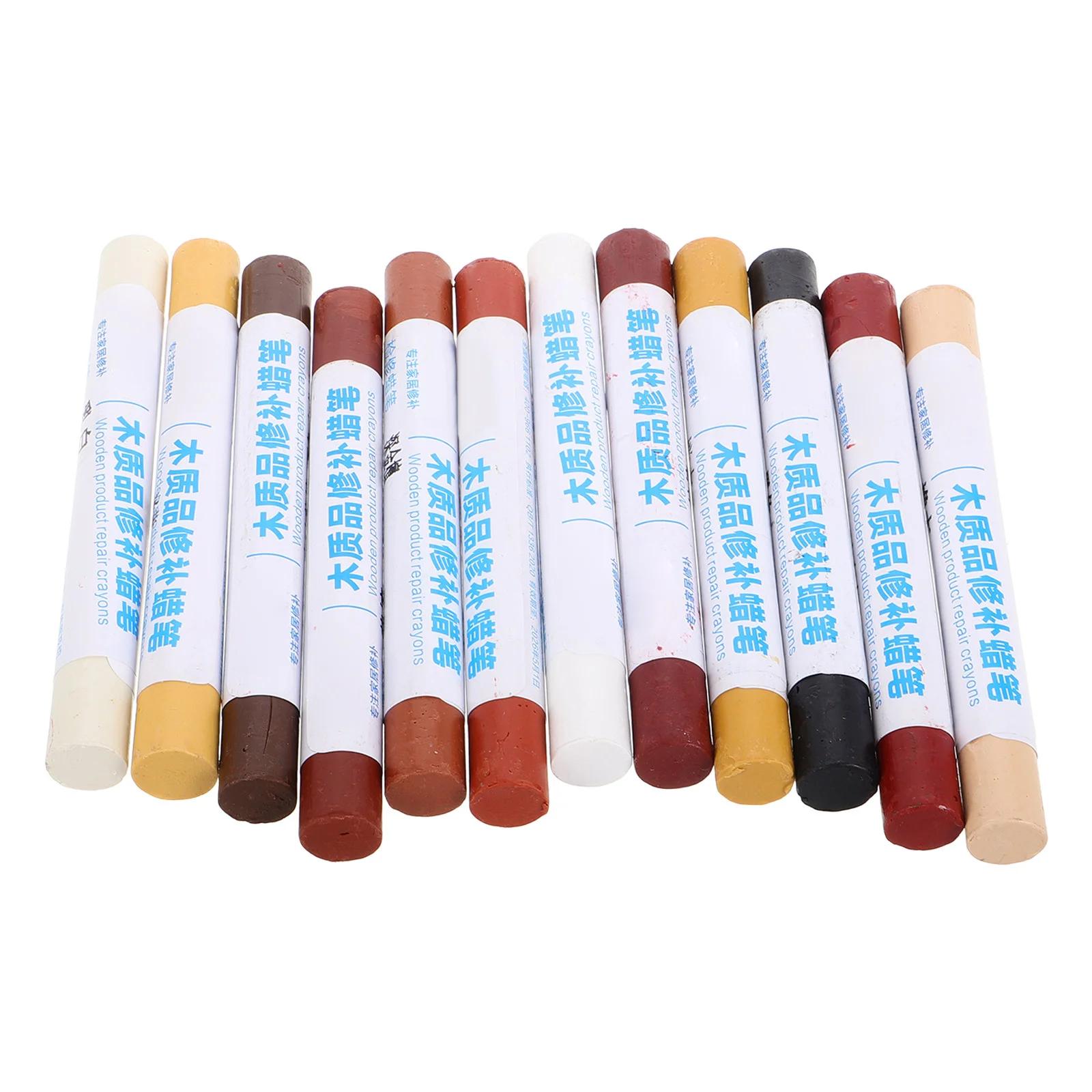 

12Pcs Furniture Repair Wax Sticks Scratch Remover Touch Up Pens Laminate Hardwood Vinyl Floor Repair Kit Scratch Remover